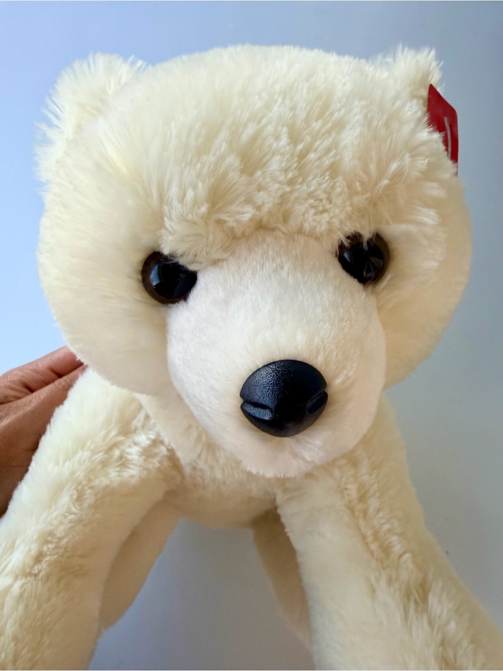 NWT Aurora Polar Bear Plush 14" White Soft Stuffed Animal